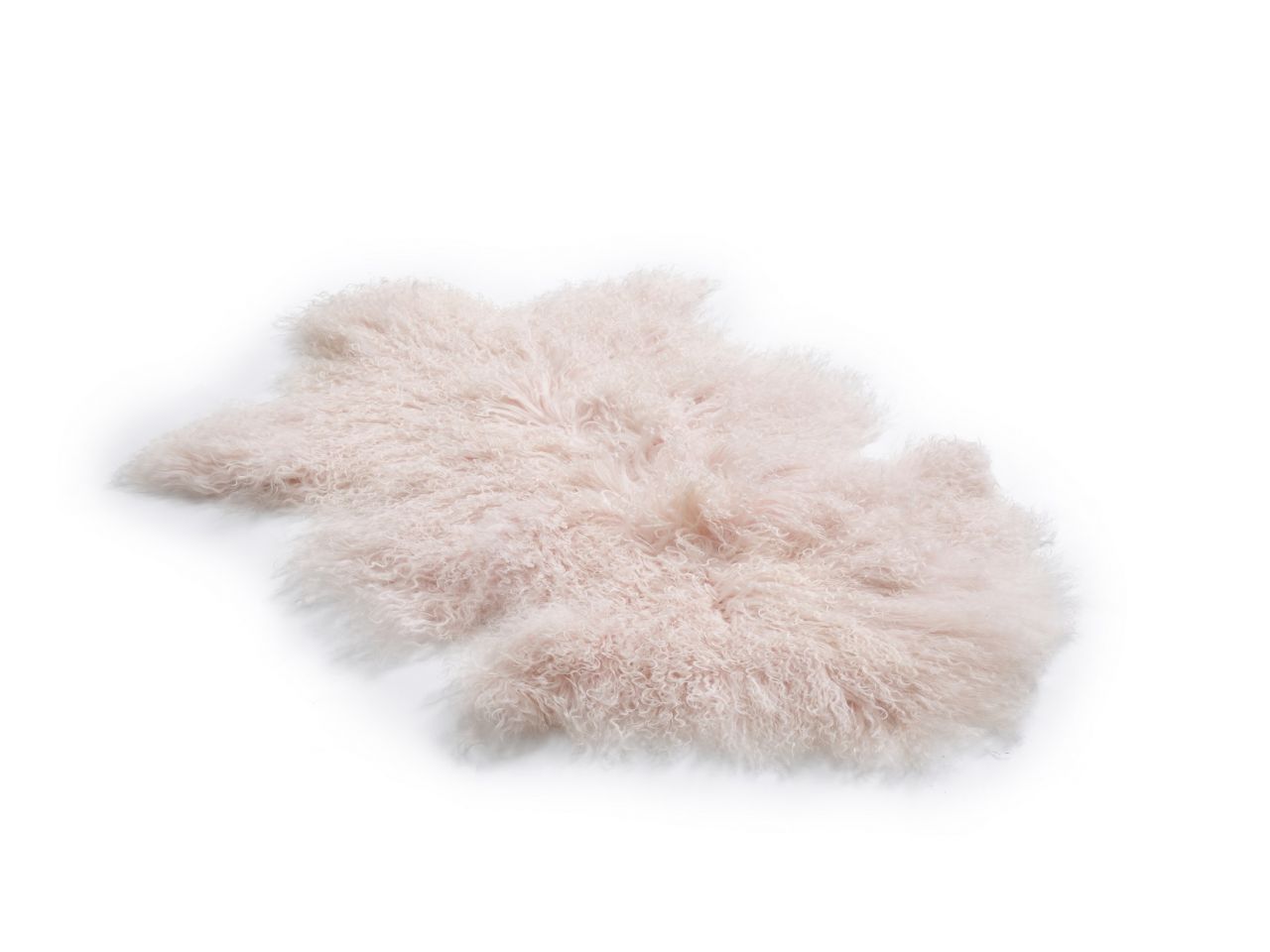 Tibetan Lambskin Rug Baby Pink Bowron